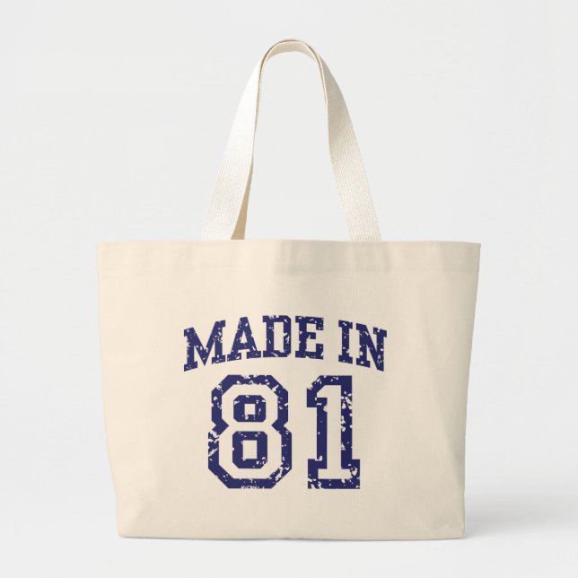 Grand Tote Bag Fabriqué en 81 (Devant)