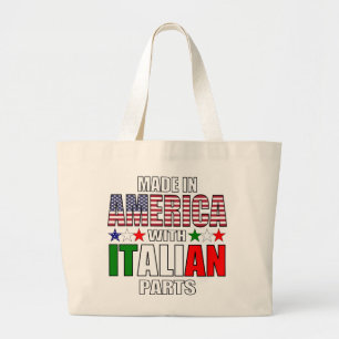 Grand Tote Bag Fabriqué en Amérique avec pièces italiennes