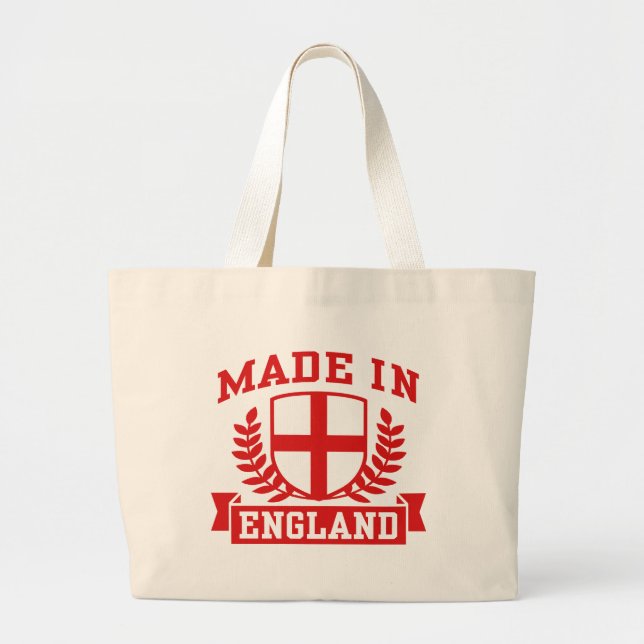Grand Tote Bag Fabriqué En Angleterre (Devant)