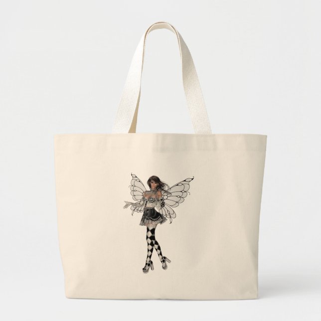Grand Tote Bag Faery de harlequin de KRW (Devant)