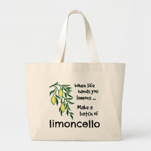 Grand Tote Bag Faire un lot de Limoncello