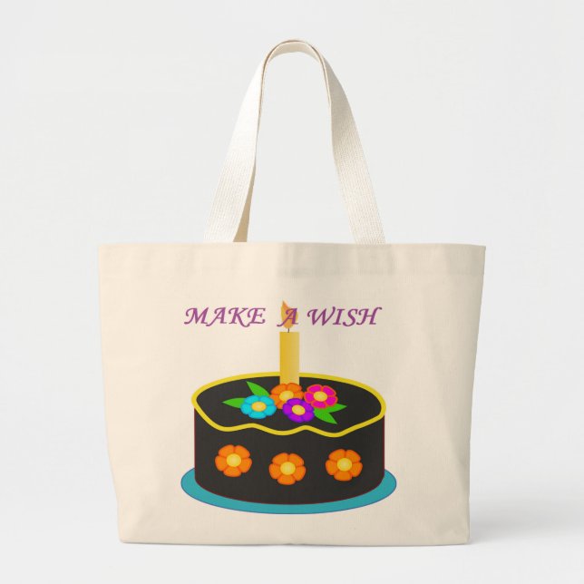 GRAND TOTE BAG FAIRE UN SOUHAIT (Devant)
