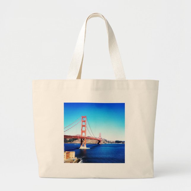 Grand Tote Bag Fait en San Fransisco (Devant)