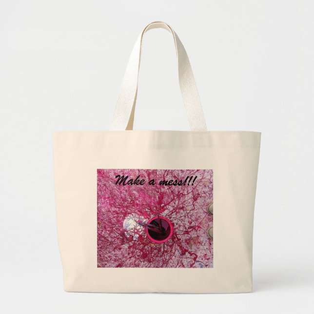 Grand Tote Bag faites un désordre (Devant)