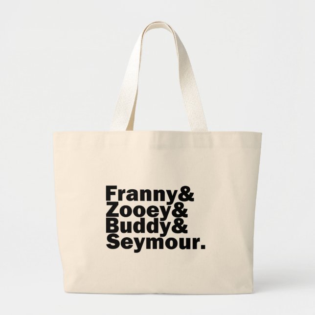 Grand Tote Bag Famille de verre (Devant)