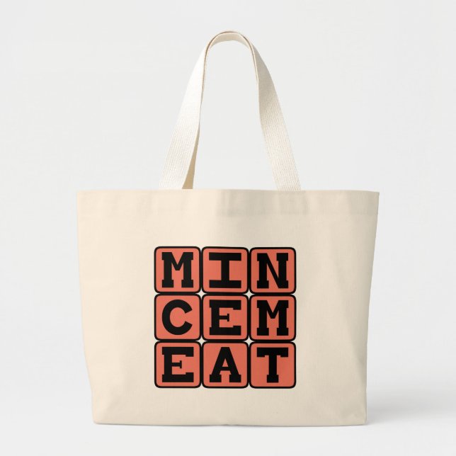 Grand Tote Bag Farce, Type de tarte (Devant)