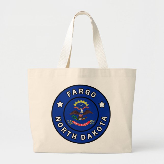 Grand Tote Bag Fargo Dakota du Nord (Devant)
