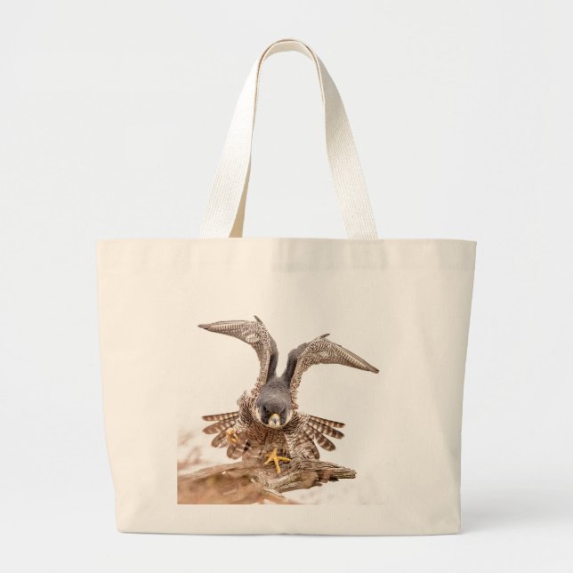 Grand Tote Bag Faucon pèlerin (Devant)