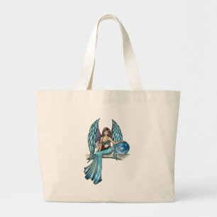 Grand Tote Bag Fée Ange Gardien de la Terre
