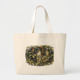 Grand Tote Bag Fée avec des hiboux Fourre-tout par Richard Doyle