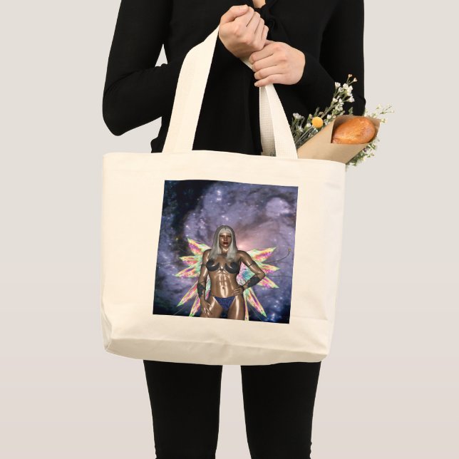 Grand Tote Bag Fée cosmique (Devant (produit))