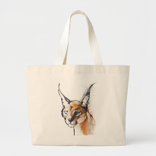Grand Tote Bag Félin (Devant)