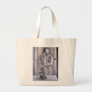 Grand Tote Bag Femme au téléphone 1995