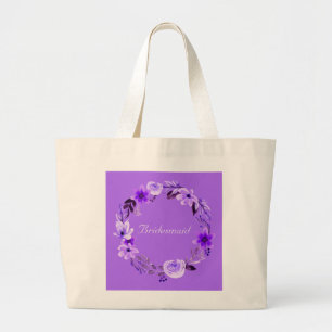 Grand Tote Bag Femme de demoiselle d'honneur mère de la mariée