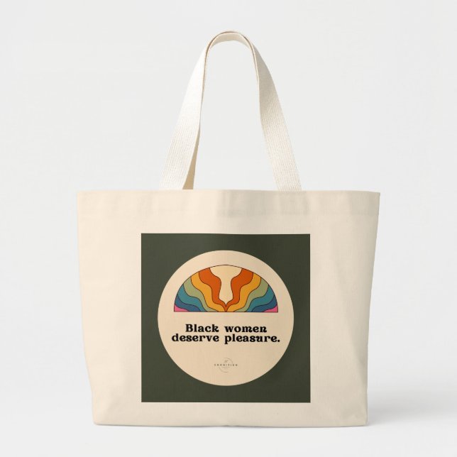 Grand Tote Bag Femmes noires (Devant)