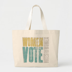 Grand Tote Bag Femmes Vote Fourre-tout / Arylide Turquoise