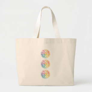 Grand Tote Bag Fenêtre gothique Fierté arc-en-ciel