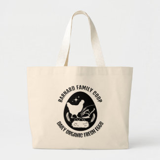 Grand Tote Bag Ferme tendance OEufs frais bio de poulet Cadeau