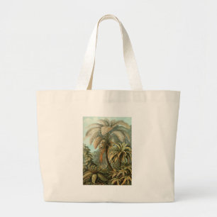 Grand Tote Bag Ferns Palm Tree Antiquité Botanique Ferns Art