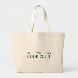 Grand Tote Bag Fête à thème du club de lecture