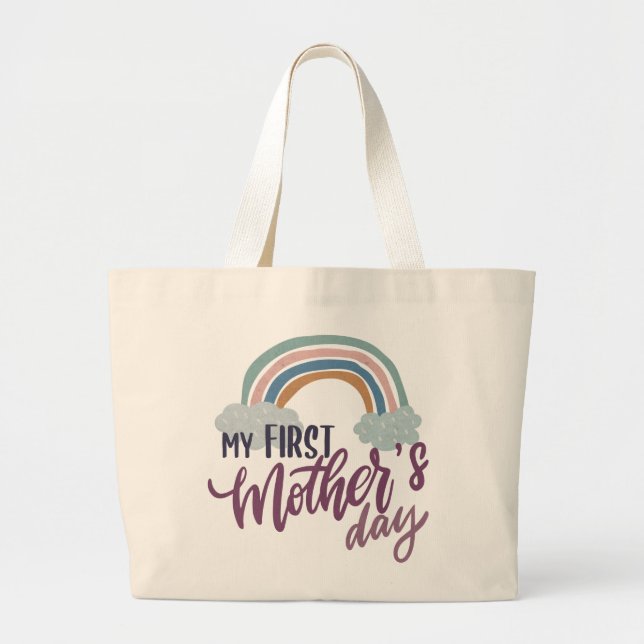 Grand Tote Bag Fête de ma première mère (Devant)
