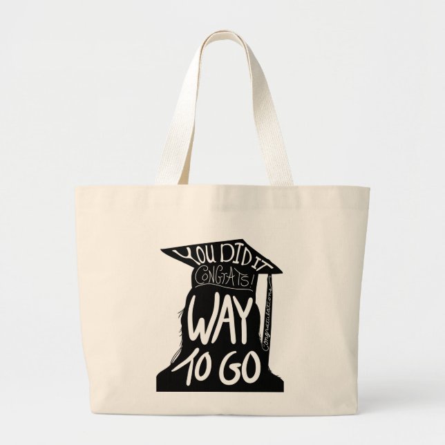 Grand Tote Bag Fêtes de fin d'études (Devant)