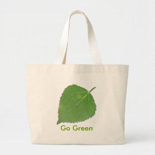 Grand Tote Bag Feuille EcoBag d'Aspen