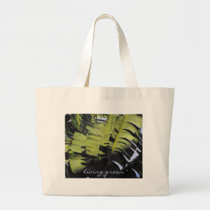 Grand Tote Bag Feuilles Tropicales