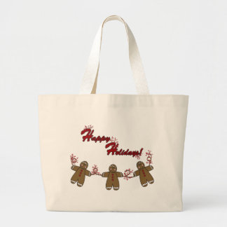 Grand Tote Bag Ficelle de Gingerbreadmen