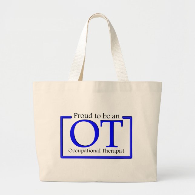 Grand Tote Bag Fier d'être un OT (Devant)