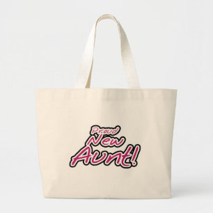 Grand Tote Bag Fier T-shirts et cadeaux de la nouvelle tante