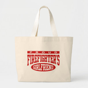 Grand Tote Bag Fière amie du pompier