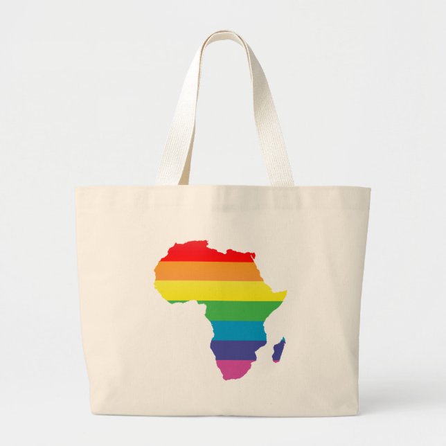 Grand Tote Bag fierté africaine. (Devant)