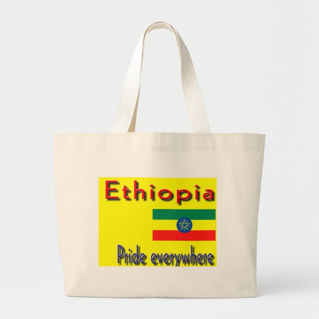 Grand Tote Bag Fierté de l'Éthiopie (Devant)