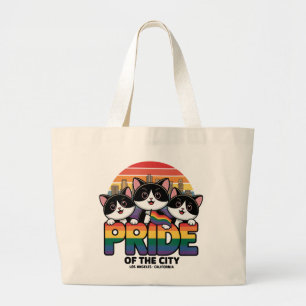 Grand Tote Bag Fierté de Los Angeles City California USA