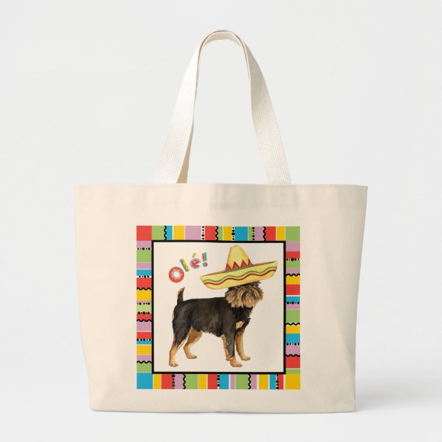 Grand Tote Bag Fiesta Brussels Griffon (Devant)
