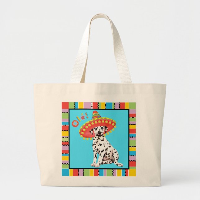 Grand Tote Bag Fiesta Dalmatien (Devant)