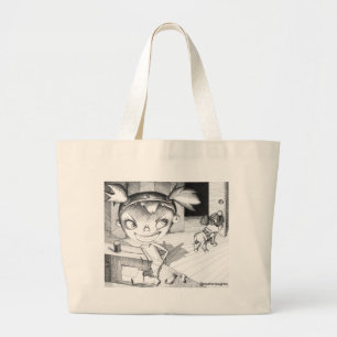 Grand Tote Bag Fille de couture folle