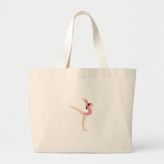 Grand Tote Bag Fille de gymnaste (Devant)