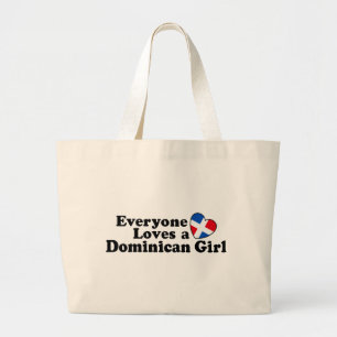 Grand Tote Bag Fille dominicaine