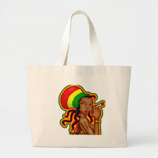 Grand Tote Bag fille jamaïcaine