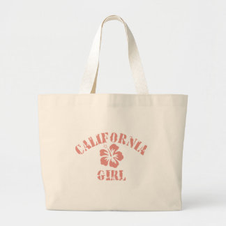 Grand Tote Bag Fille rose de Californie