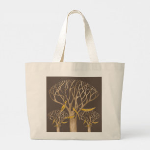 Grand Tote Bag Fin d'automne sur Jumbo Fourre-tout