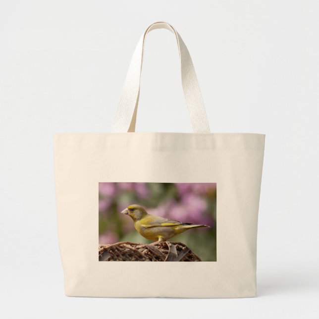 Grand Tote Bag Finch vert (Devant)