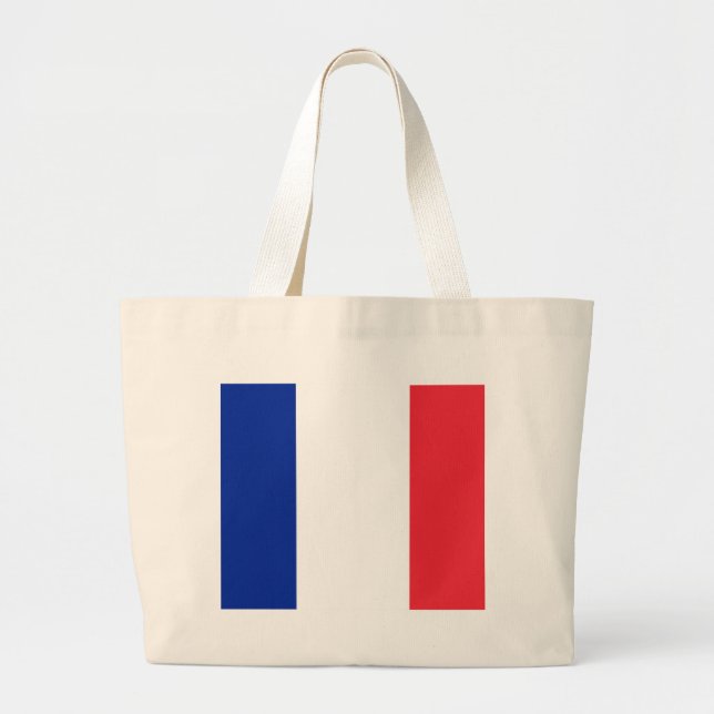 Grand Tote Bag Flag of France (Devant)
