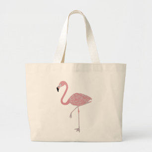 Grand Tote Bag Flamant rose Jumbo Fourre-tout