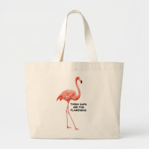 Grand Tote Bag Flamant rose rose magnifique été