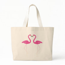 Flamants roses de baiser Fourre-tout