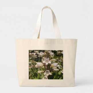 Grand Tote Bag Fleur blanche
