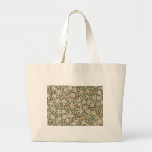 Grand Tote Bag Fleur botanique de trèfle William Morris